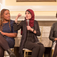 McGhee, Sarsour, and Rawlings-Blake. Photo by Dee Wong.